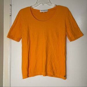 Sonia Rykiel Orange Yellow Sleeve Sweater top